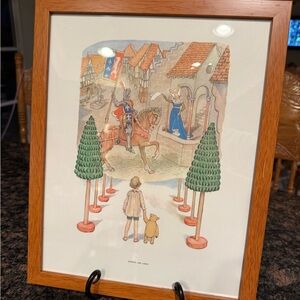 Knights and Ladies vintage Winnie the Pooh print created by E.H. Shepard